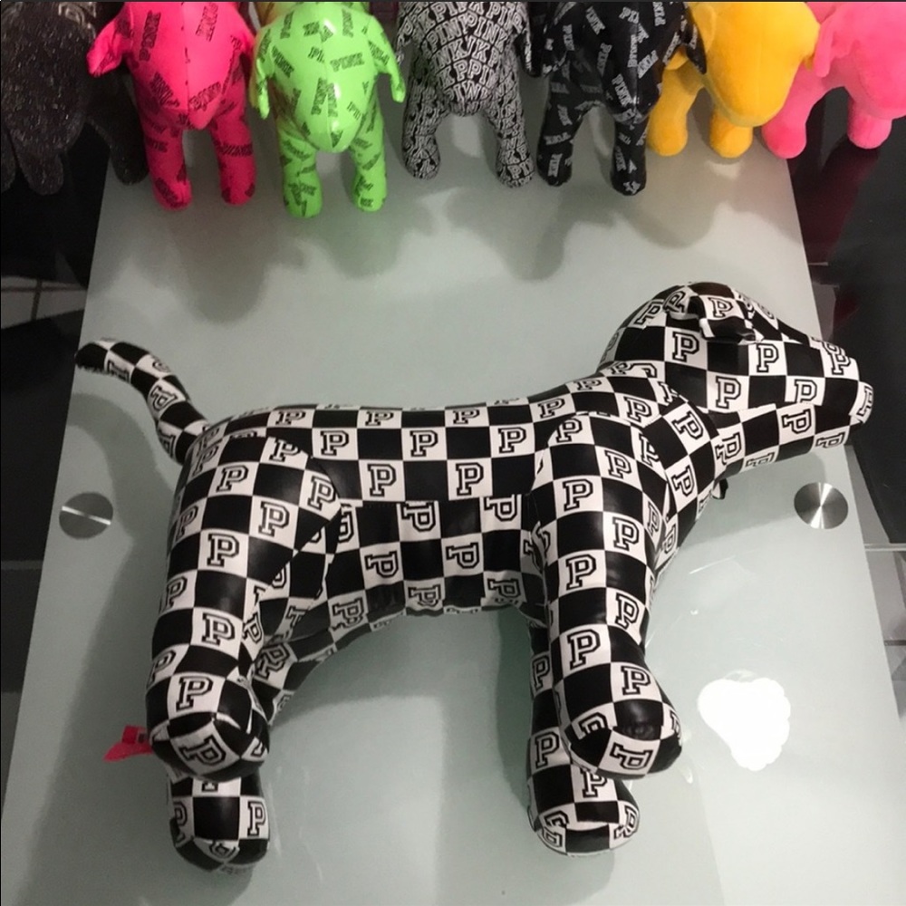 Huge pink dog